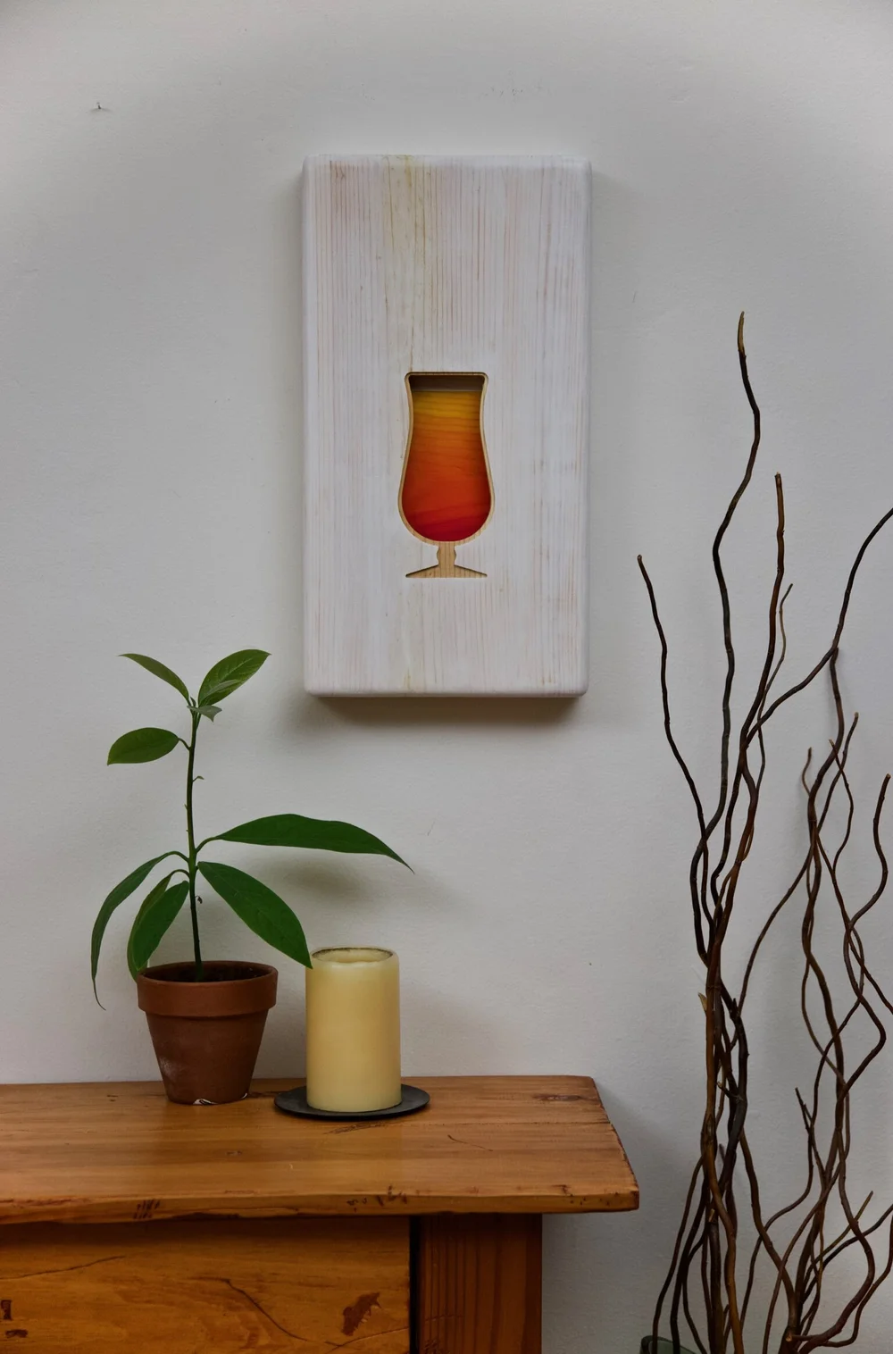 Wood Pendulum Sloshing Drink Kinetic Art - Casey 0002 — Korzen Designs